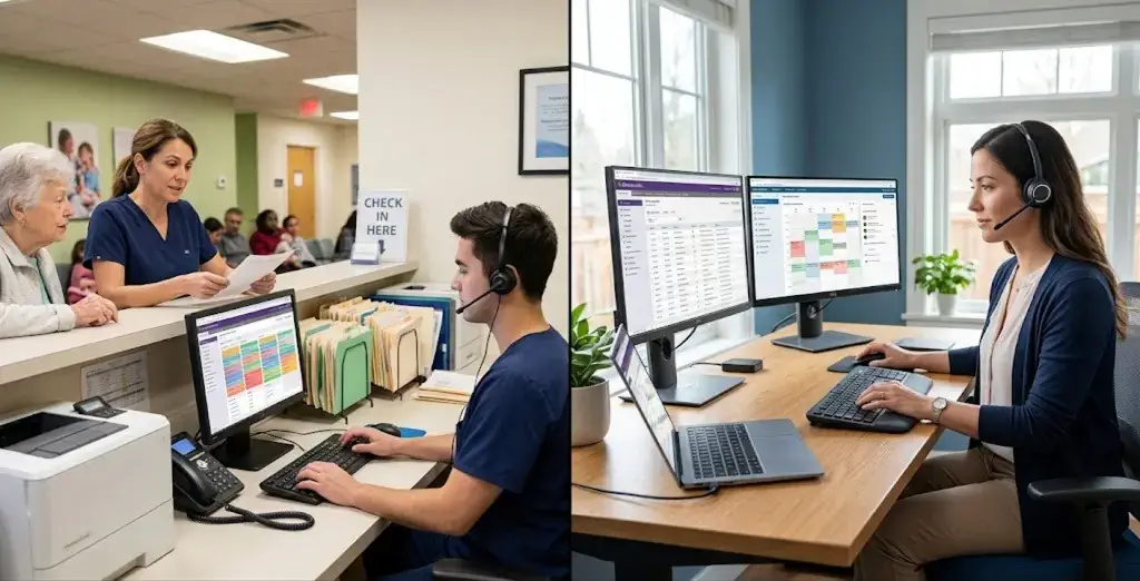 Medical Virtual Assistant vs In-House Staff