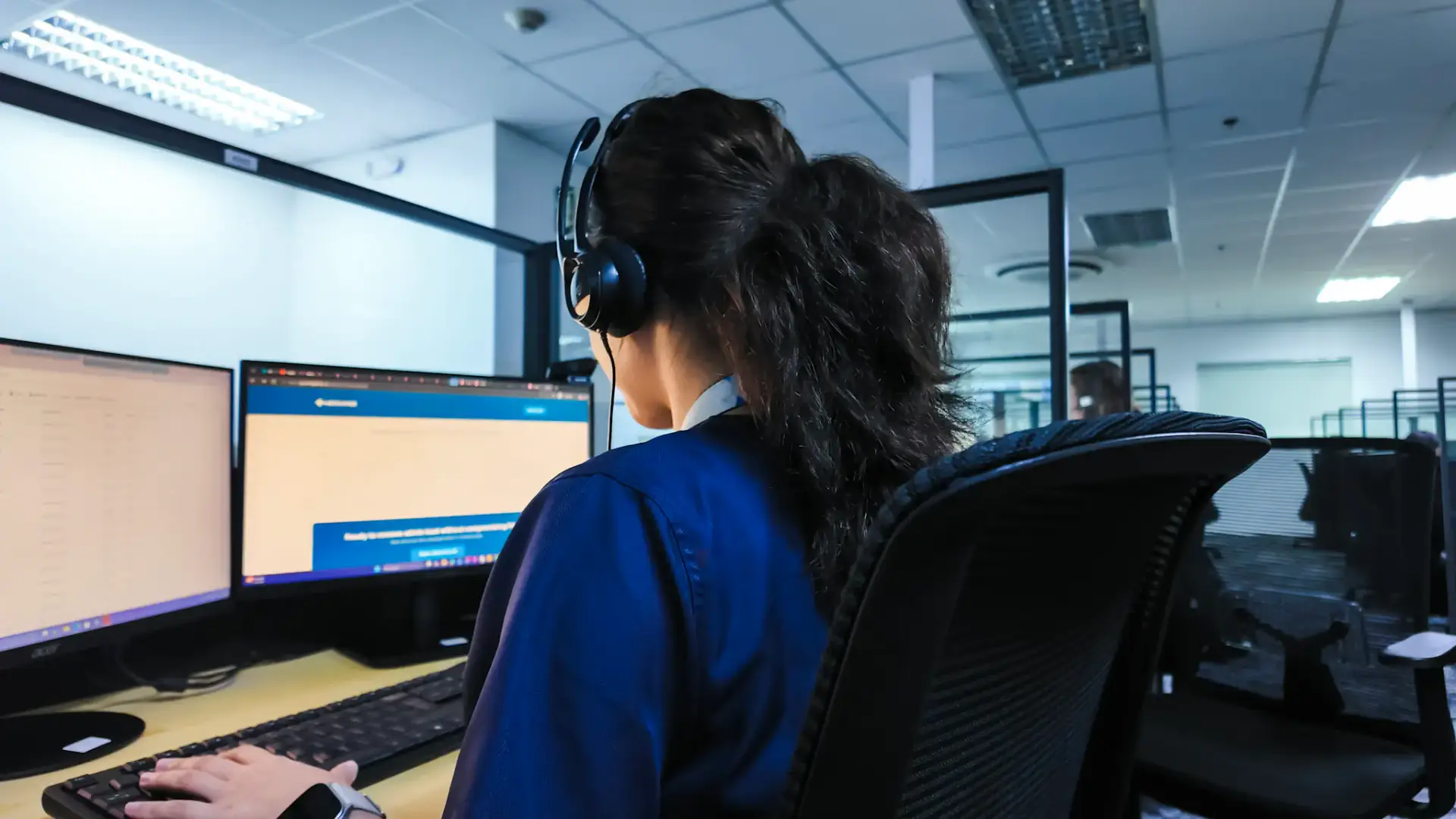 a medical virtual assistant handling administrative work